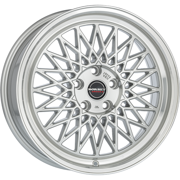 Borbet B silver rim polished 8,00x18 5x112,00 ET45,00