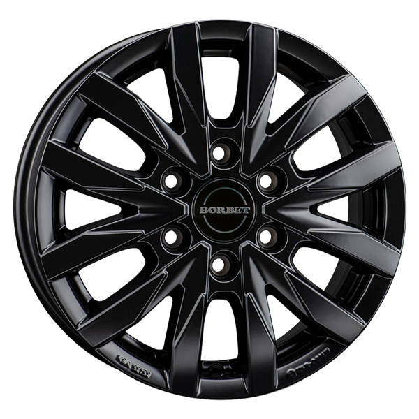 Borbet CW6 black matt 6,50x16 6x120,00 ET50,00