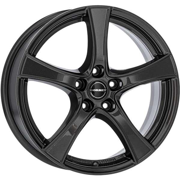 Borbet F2 anthracite 6,00x16 5x100,00 ET45,00