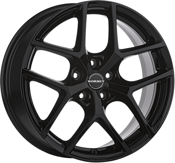 Borbet Y black glossy 7,00x16 5x112,00 ET48,00