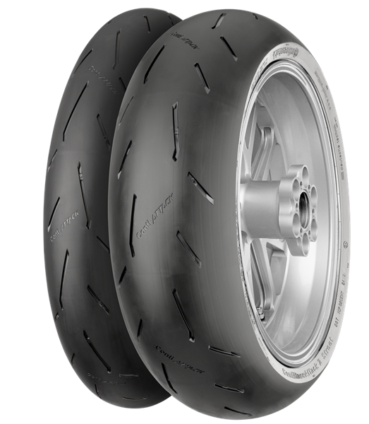 Continental ContiRaceAttack 2 Street 120/70ZR17 (58 W) Front TL M/C