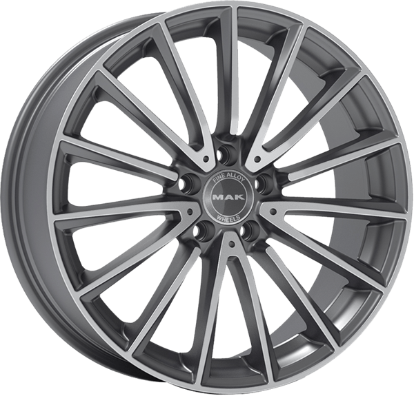 MAK Komet Gun Metallic Mirror 8,00x19 5x112,00 ET38,00