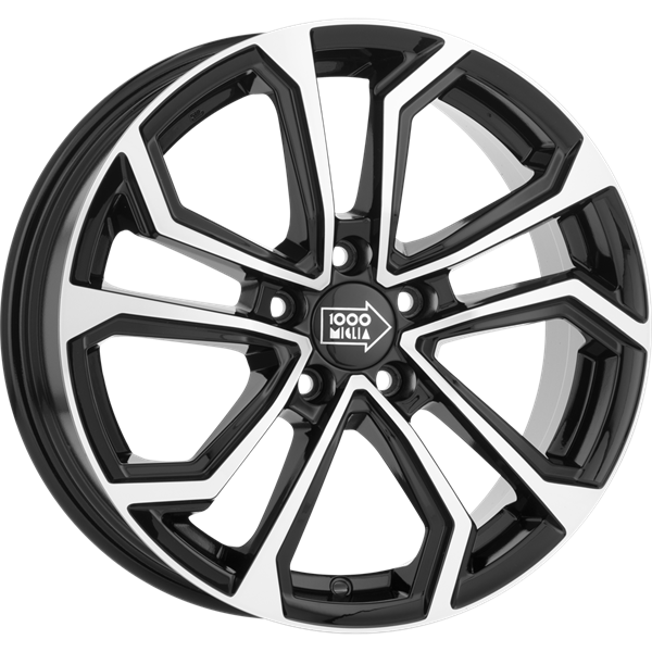 Mille Miglia MM1025 Black Polished 6,50x16 5x112,00 ET45,00