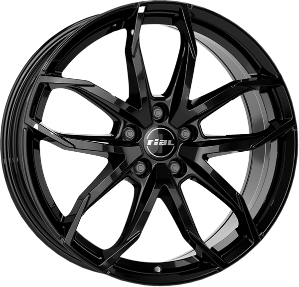 RIAL Lucca Black Gloss 6,50x16 5x100,00 ET47,00