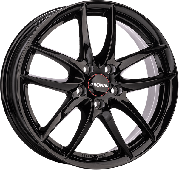 Ronal R46 Jetblack 7,00x17 5x108,00 ET49,00