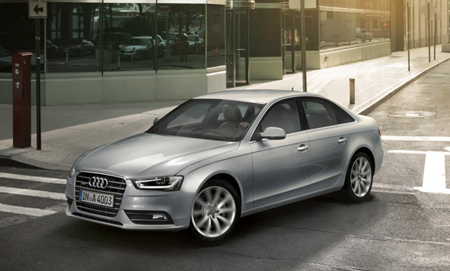 Die Reifengröße 215/55 R16 wird u. a. im Audi A4 (Fot. Audi) montiert. Die Reifengröße 215/55 R16 wird u. a. im Audi A4 (Fot. Audi) montiert.