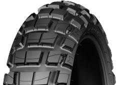 Nahaufnahme der Lauffläche Michelin Anakee Wild 130/80-17 65 R Rear TL/TT M/C M+S