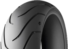 Nahaufnahme der Lauffläche Michelin Scorcher 11 140/75 R15 65 H Rear TL M/C