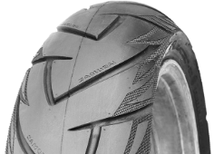 Nahaufnahme der Lauffläche Deli Tire SB-128 110/80-17 57 R Front/Rear TL M/C