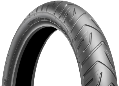 Nahaufnahme der Lauffläche Bridgestone Battlax Adventure A41 110/80 R19 59 V Front TL