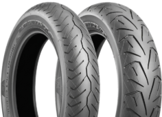 Nahaufnahme der Lauffläche Bridgestone Battlecruise H50 130/60 B21 63 H Front TL