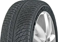 Nahaufnahme der Lauffläche Michelin Pilot Alpin 5