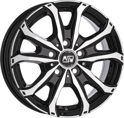 MSW 48 VAN Black Polished 7,00x17 5x120,00 ET55,00