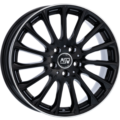 MSW 30 Gloss Black Diamond Lip 7,50x17 5x112,00 ET48,00