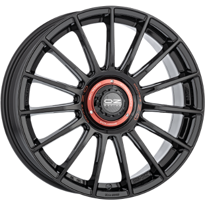 OZ SUPERTURISMO EVOLUZIONE GLOSS BLACK 8,00x18 5x112,00 ET35,00