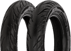 Nahaufnahme der Lauffläche Michelin Commander III Cruiser 140/90 B15 76 H Rear TL/TT M/C RF