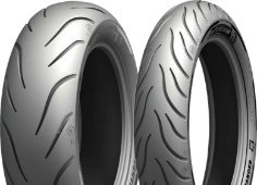 Nahaufnahme der Lauffläche Michelin Commander III Touring 130/60 B19 61 H Front TL/TT M/C
