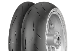 Nahaufnahme der Lauffläche Continental ContiRaceAttack 2 Street 200/55ZR17 (78 W) Rear TL M/C