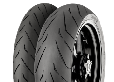Nahaufnahme der Lauffläche Continental ContiRoad 110/70 R17 54 V Front TL M/C