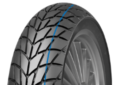 Nahaufnahme der Lauffläche Mitas MC 20 Monsun 120/70-10 54 L Front/Rear TL
