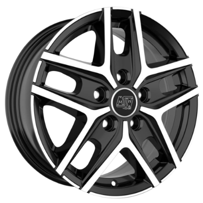 MSW 40 VAN Black Polished 6,50x16 5x118,00 ET65,00