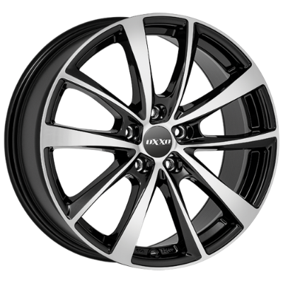 OXXO Vidorra Black Polished 6,50x16 5x114,30 ET40,00