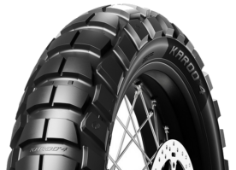 Nahaufnahme der Lauffläche Metzeler Karoo 4 150/70-17 (69 T) Rear TL M/C M+S