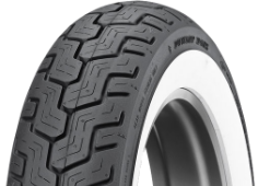 Nahaufnahme der Lauffläche Dunlop D402 MT90 B16 74 H Rear TL WW