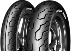 Nahaufnahme der Lauffläche Dunlop K555 120/80-17 61 V Front TL