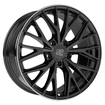 MSW 44 Gloss Black Diamond Lip 8,50x20 5x112,00 ET28,00