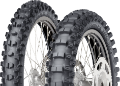 Nahaufnahme der Lauffläche Dunlop Geomax MX34 70/100-10 41 J Rear TT