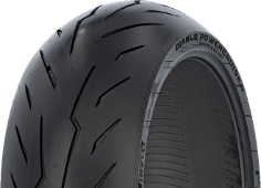 Nahaufnahme der Lauffläche Pirelli Diablo PowerCruiser 180/70 B16 77 H Rear TL M/C