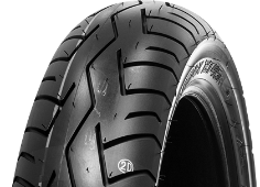 Nahaufnahme der Lauffläche Bridgestone BT 45 140/80 B17 69 V Rear TL M/C