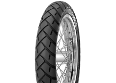 Nahaufnahme der Lauffläche Metzeler Tourance 110/80-19 59 H Front TL M/C