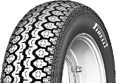 Nahaufnahme der Lauffläche Pirelli SC 30 3.00-10 42 J Front/Rear TT