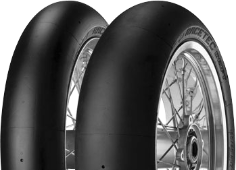 Nahaufnahme der Lauffläche Metzeler Racetec SM 165/55 R17 Rear TL NHS K0 Soft