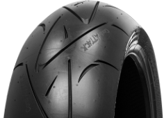 Nahaufnahme der Lauffläche Continental ContiSportAttack 190/50ZR17 (73 W) Rear TL M/C