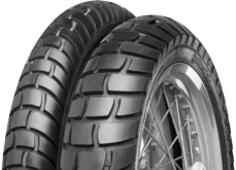 Nahaufnahme der Lauffläche Continental ContiEscape 140/80-17 69 H Rear TT M/C