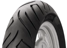 Nahaufnahme der Lauffläche Avon AM63 Viper Stryke 110/90-12 64 P Front TL RF