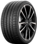 Nahaufnahme der Lauffläche Michelin Pilot Super Sport 275/30 R21 98 Y RUN ON FLAT ZP, XL, ZR