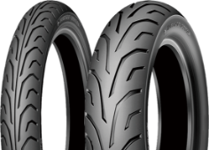 Nahaufnahme der Lauffläche Dunlop GT502 80/90-21 54 V Front TL