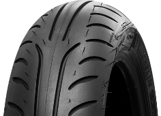 Nahaufnahme der Lauffläche Michelin Power Pure SC 140/70-12 60 P Rear TL M/C
