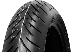 Nahaufnahme der Lauffläche Bridgestone SC1 80/90-14 40 P Front TL