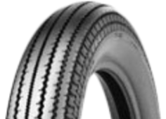 Nahaufnahme der Lauffläche Shinko E270 4.00-19 61 H TT