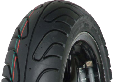 Nahaufnahme der Lauffläche Vee Rubber VRM119C 120/70-12 60 P Front TL