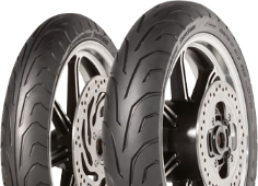 Nahaufnahme der Lauffläche Dunlop Arrowmax Streetsmart 110/80-18 58 V Front TL M/C